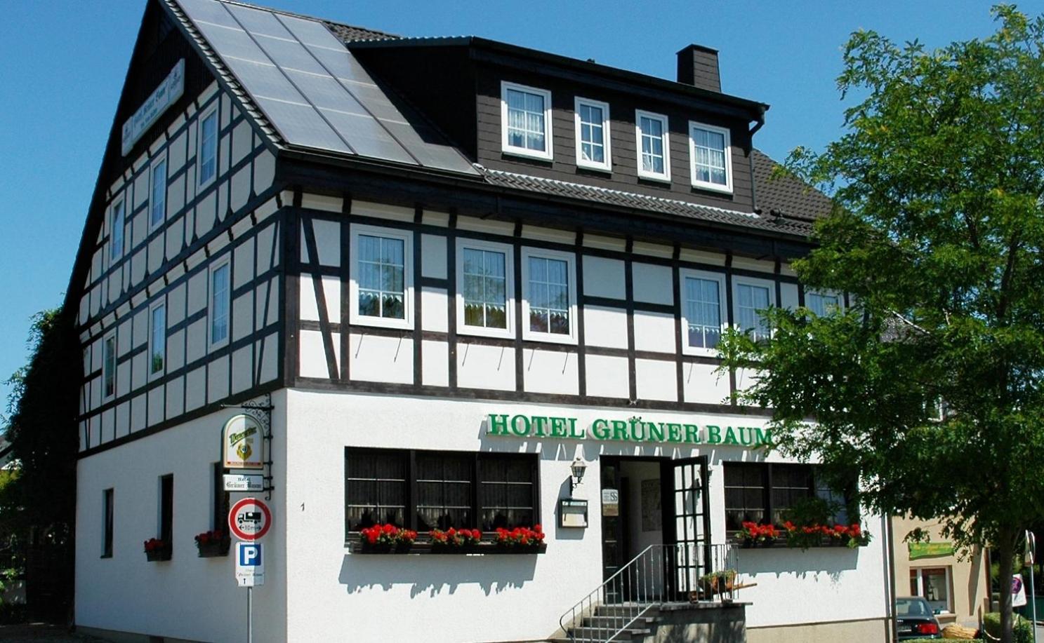 Hotel Gruener Baum Stollberg Ngoại thất bức ảnh